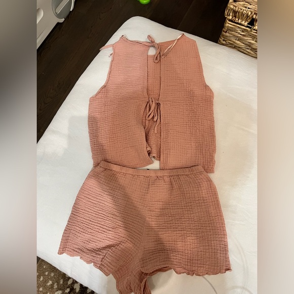 Zara two piece linen set - Picture 2 of 5